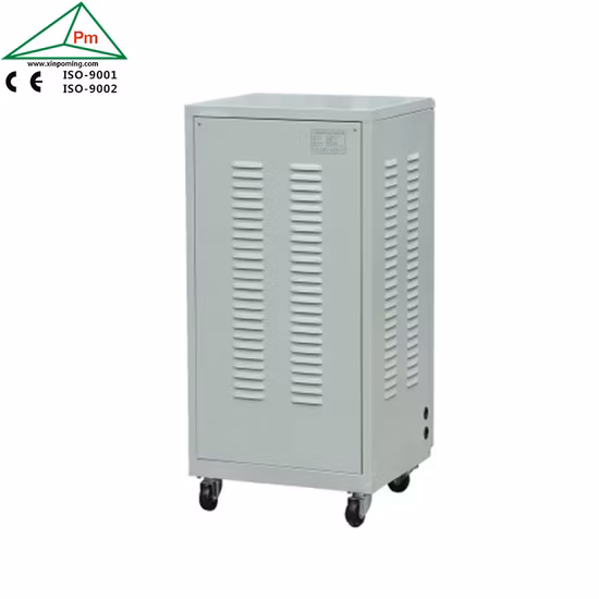 서지 보호 유무에 관계없이 라우터 산업용 기계용 60 kVA 자동 서보 제어 공기 냉각식 단상 전압 안정기/조정기